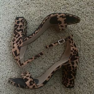 Cheetah print heels